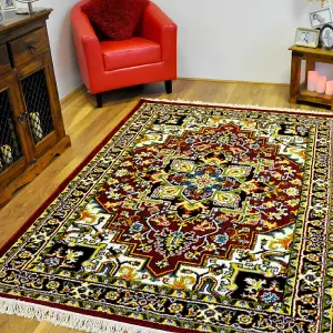 Red Persian Heriz Rug - Dakota