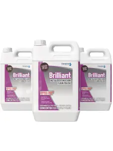 Brilliant - High Solids Metallised Wood Floor Polish 4 x 5 Litres