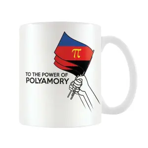 Pyramid International Polyamory Mug White/Black/Red (One Size)