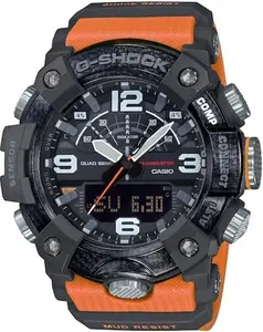 G-Shock GG-B100-1A9ER Men's Mudmaster Orange Resin Strap Watch