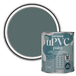 Rust-Oleum Deep Sea Satin UPVC Paint 750ml