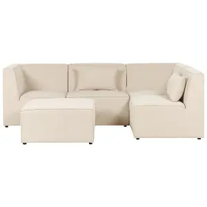 Sofa with Ottoman LEMVIG Light Beige Left Hand