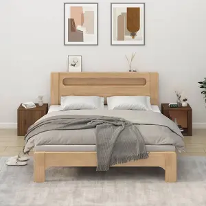 Berkfield Bedside Cabinets 2 pcs Brown Oak 50x39x47 cm