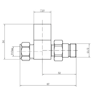 Right Radiators Square Towel Rail Straight Anthracite Radiator Valves Central Heating Taps 15 mm (Pair)