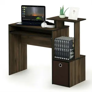 Furinno Econ Multipurpose Home Office Computer Writing Desk w/Bin