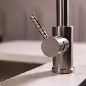 flode Mang Multi Use Kitchen Mixer Tap Brushed Steel