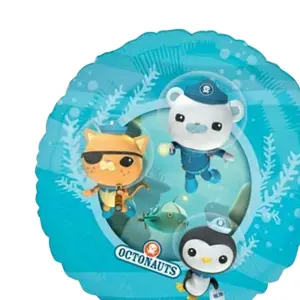 Octonauts Round Foil Balloon Blue (One Size)