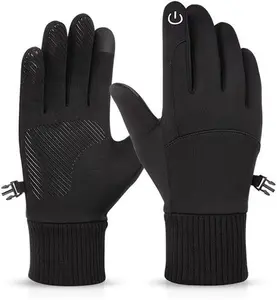 Sports Waterproof & Windproof Thermal Gloves With Grips Medium