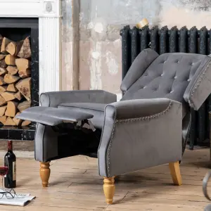 Annapoli Recliner Armchair - Grey