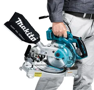 Makita 18v DLS600Z 165mm Cordless Brushless Double Bevel Mitre Saw 2 x 3ah Batt