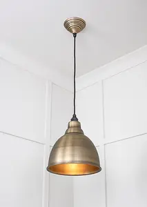 Aged Brass Brindley Pendant Light