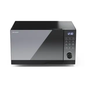 Sharp YC-GC52BU-B 25 L 900W Microwave Oven with Grill and Convection - Black