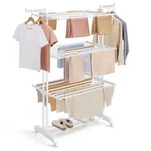 Metal Gullwing Drying Rack White