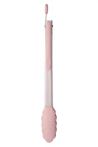 Maison by Premier Zing Light Pink Silicone Tongs