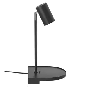 Nordlux Cody Indoor Living Dining Bedroom Metal Wall Light in Black (Diam) 20cm