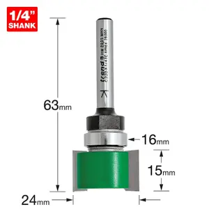 Trend C220 x 1/4 TCT Intumescent Cutter 15 x 24mm