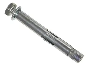 MasonMate M16 x 75mm Hex Loose Bolt Sleeve Anchors - 25 Pack for Concrete and Masonry