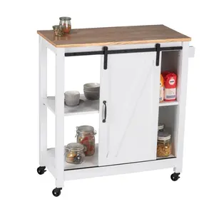 Wood Kitchen Cart