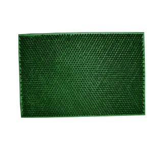 GoodHome Guadalc Green Artificial grass Scraper mat, 40cm x 60cm