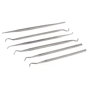 6 PACK Stainless Steel Pick & Probe Set Carving & Sculpting Hook Craft Tool Kit