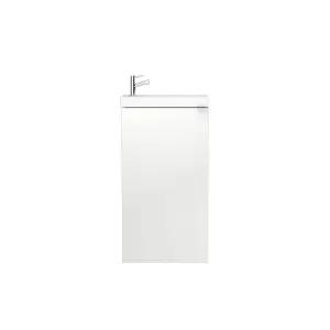 GoodHome Imandra Gloss White Freestanding Vanity unit & basin set - Includes Beni basin (H)790mm