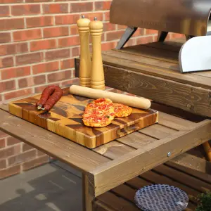 Waltons Pressure Treated BBQ Pizza Oven Outdoor Table