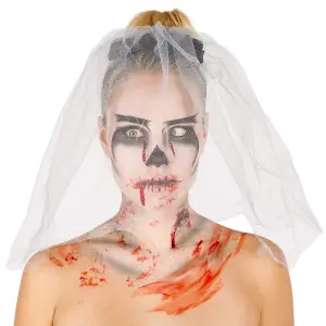 Zombie Bride Costume - black XL