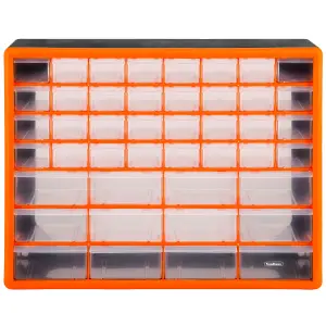 VonHaus 44 Drawer Organiser Cabinet - Multi Drawer Garage, Shed & Home Organiser - DIY Tool Box for Storing DIY Bits & Fixings