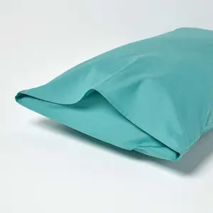 Homescapes Teal Egyptian Cotton Housewife Pillowcase 200 TC