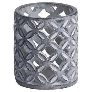 UK Homeliving Geometric Stone Candle Sconce