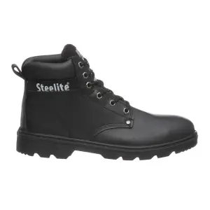 Portwest Mens Steelite Thor S3 Leather Safety Boots Black (5 UK)