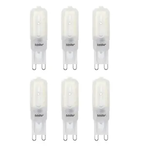 Extrastar 3.5W LED Mini Bulb G9, 6500K (pack of 6)