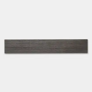 GoodHome Poprock Black Wood effect Self-adhesive Vinyl plank, 1.2m²