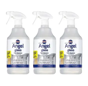 Nilco Angel Glass 3L Self Cleaning Treatment Cleaner For Mirrors Tiles Screens