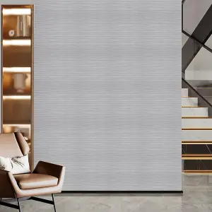 Off White lifelike Wood Grain Effect Wallpaper Non Woven Fabric Wallpaper Roll, Non Self Adhesive Wall Paper 5m²