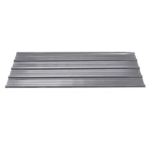 Grey Set of 12 Steel Corrugated Panels for Roofing, Carports, Tool Sheds, Wall Cladding