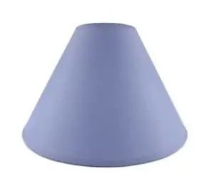 12" Luxury Cotton Textured Fabric Coolie Light Shade Purpose Table Floor Ceiling Practical & Eye Caring Lampshade Lilac