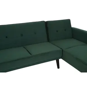 Interiors by Premier Serene 3 Seat Green Sofa Bed