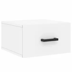 Berkfield Wall-mounted Bedside Cabinets 2 pcs White 35x35x20 cm