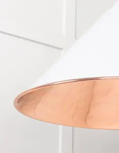 Smooth Copper Hockley Pendant in Flock