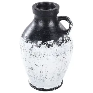 Decorative Vase MASSALIA Ceramic White