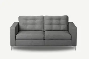 Furniture Stop - Hanover 3 Seater Sofa With Chrome Legs