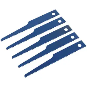 High-Quality 5 Pack HSS Air Saw Blades for Multi-Material Cutting - 14 TPI