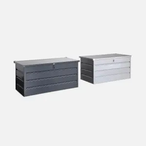 sweeek. Metal garden box 385L Detroit Aluminium 99x61x62 cm