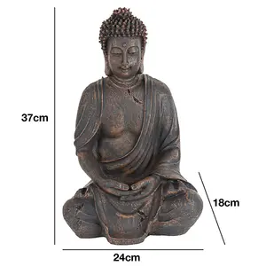 Woodside Meditating Buddha Garden Decoration