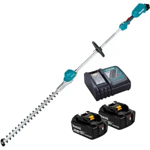 Makita DUN600LRTE LXT 18v Li-Ion Brushless Pole Hedge Cutter Trimmer 2x5.0ah