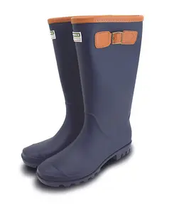 T&C TFW6653 Burford Welly colour Navy/Tan size: SEVEN