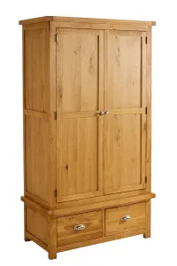 Birlea Woburn 2 Door 2 Drawer Wardrobe Oak