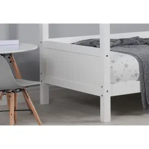 Birlea Home Single Bed Frame In White