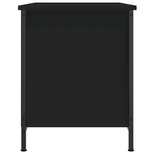 Berkfield TV Cabinet Black 80x40x50 cm Engineered Wood